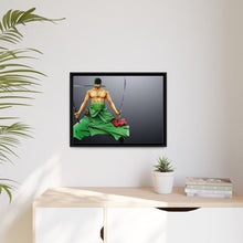 Load image into Gallery viewer, Roronoa Zoro Canvas Framed Art Print
