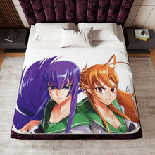 Load image into Gallery viewer, Highschool Of The Dead Sherpa Blanket