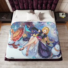 Load image into Gallery viewer, twinkle melodia Sherpa Blanket