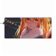 Load image into Gallery viewer, Kobayashi, I love you. RGB LED Mouse Pad (Desk Mat)