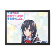 Load image into Gallery viewer, My Teen Romantic Comedy SNAFU Yukino Yukinoshita Canvas Framed Art Print