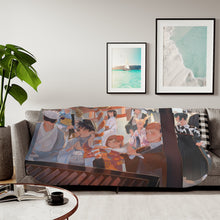 Load image into Gallery viewer, Satoru Gojo, Yuji Itadori, Aoi Todo, Toji Fushiguro, Mahito, Kento Nanami, Nobara Kugisaki, Toge Inumaki, Utahime Iori, Megumi Fushiguro, Maki Zenin, Momo Nishimiya, Shoko Ieiri and Yoshinobu Gakuganji Sherpa Blanket