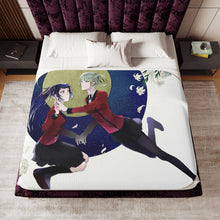 Load image into Gallery viewer, Anime Kakegurui Sherpa Blanket