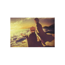 Load image into Gallery viewer, Boruto with his mentor watching the sunrise Rug