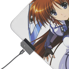 Load image into Gallery viewer, Magical Girl Lyrical Nanoha RGB LED Mouse Pad (Desk Mat)