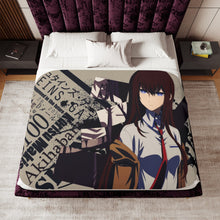 Load image into Gallery viewer, Makise Kurisu Sherpa Blanket