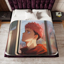 Load image into Gallery viewer, Anime Jujutsu Kaisen Sherpa Blanket