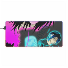 Load image into Gallery viewer, Durarara!! Izaya Orihara RGB LED Mouse Pad (Desk Mat)