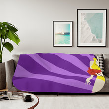 Load image into Gallery viewer, Cowboy Bebop Faye Valentine Sherpa Blanket