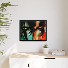 Load image into Gallery viewer, Green with envy, red with rage Canvas Framed Art Print