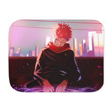 Load image into Gallery viewer, Yuji Itadori Sherpa Blanket