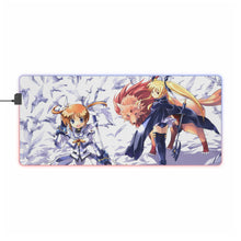 Load image into Gallery viewer, Magical Girl Lyrical Nanoha RGB LED Mouse Pad (Desk Mat)