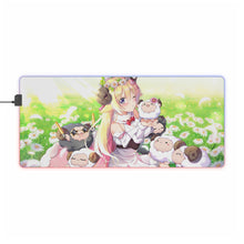 Load image into Gallery viewer, Tsunomaki Watame RGB LED Mouse Pad (Desk Mat)