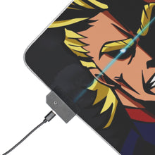 Load image into Gallery viewer, My Hero Academia All Might RGB LED Mouse Pad (Desk Mat)