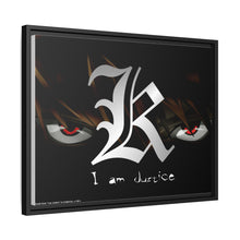 Load image into Gallery viewer, Death Note Light Yagami Canvas Framed Art Print