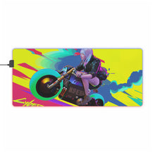 Load image into Gallery viewer, Cyberpunk: Edgerunners RGB LED Mouse Pad (Desk Mat)