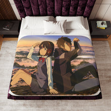 Load image into Gallery viewer, Mitsuha and Taki (Your Name) Sherpa Blanket