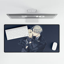 Load image into Gallery viewer, Yuri!!! On Ice Victor Nikiforov, Yuuri Katsuki Mouse Pad (Desk Mat)
