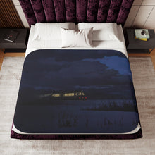 Load image into Gallery viewer, Anime Spirited Awayr Sherpa Blanket