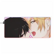 Load image into Gallery viewer, Durarara!! Izaya Orihara, Shizuo Heiwajima RGB LED Mouse Pad (Desk Mat)