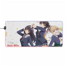 Load image into Gallery viewer, Saekano: How To Raise A Boring Girlfriend RGB LED Mouse Pad (Desk Mat)
