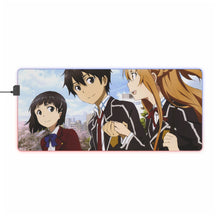 Load image into Gallery viewer, Kirito, Asuna and Leafa RGB LED Mouse Pad (Desk Mat)