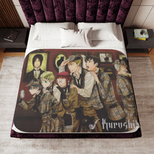 Load image into Gallery viewer, Black Butler Sherpa Blanket