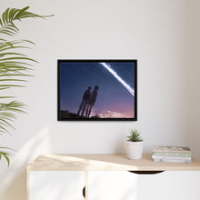 Load image into Gallery viewer, Anime Your Name. Canvas Framed Art Print
