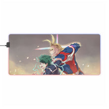 Load image into Gallery viewer, My Hero Academia Izuku Midoriya, All Might RGB LED Mouse Pad (Desk Mat)