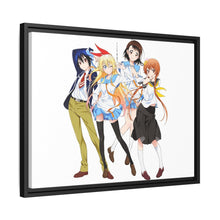 Load image into Gallery viewer, Nisekoi Chitoge Kirisaki, Kosaki Onodera, Seishirou Tsugumi, Marika Tachibana Canvas Framed Art Print