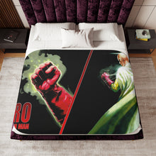 Load image into Gallery viewer, Saitama Sherpa Blanket