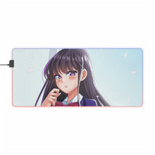 Load image into Gallery viewer, Komi Can't Communicate Komi Shouko RGB LED Mouse Pad (Desk Mat)