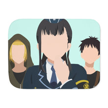 Load image into Gallery viewer, Fire Force Shinra Kusakabe, Arthur Boyle, Maki Oze Sherpa Blanket