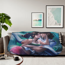 Load image into Gallery viewer, Anime Spirited Away Sherpa Blanket