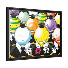 Load image into Gallery viewer, Koro-sensei Canvas Framed Art Print
