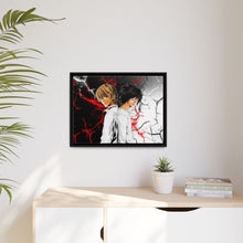 Load image into Gallery viewer, Light Yagami and L (Death Note) Canvas Framed Art Print