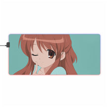 Load image into Gallery viewer, The Melancholy Of Haruhi Suzumiya RGB LED Mouse Pad (Desk Mat)