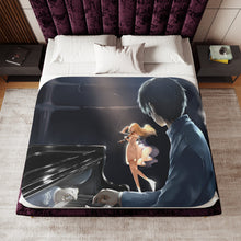 Load image into Gallery viewer, Arima and Kaori Sherpa Blanket