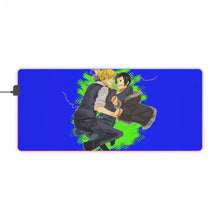 Load image into Gallery viewer, Durarara!! Izaya Orihara, Shizuo Heiwajima RGB LED Mouse Pad (Desk Mat)
