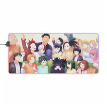 Load image into Gallery viewer, My Hero Academia Izuku Midoriya, Katsuki Bakugou, Tenya Iida, Tsuyu Asui RGB LED Mouse Pad (Desk Mat)