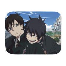 Load image into Gallery viewer, Blue Exorcist Sherpa Blanket