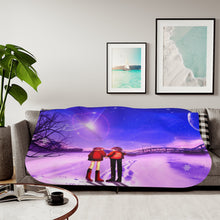 Load image into Gallery viewer, Anime ERASED Sherpa Blanket
