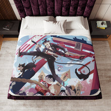 Load image into Gallery viewer, Blue Exorcist Sherpa Blanket