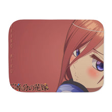 Load image into Gallery viewer, Nakano Miku Sherpa Blanket