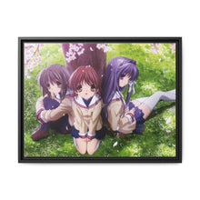 Load image into Gallery viewer, Clannad Nagisa Furukawa, Kyou Fujibayashi, Fuuko Ibuki Canvas Framed Art Print