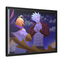 Load image into Gallery viewer, Ban Vs Meliodas ( Demon King) Canvas Framed Art Print