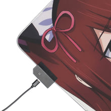 Load image into Gallery viewer, Makise and Mayuri Cosplay RGB LED Mouse Pad (Desk Mat)