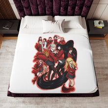 Load image into Gallery viewer, Kakegurui Yumeko Jabami, Mary Saotome, Midari Ikishima, Kirari Momobami, Yumemi Yumemite Sherpa Blanket