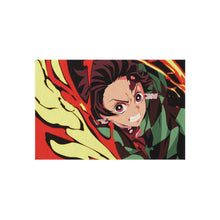 Load image into Gallery viewer, Tanjiro Kamado Hinokami Kagura Rug