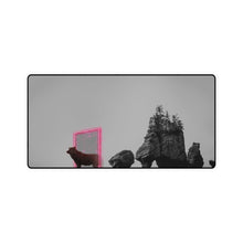 Load image into Gallery viewer, Neon Portal Wolf Mouse Pad (Desk Mat)